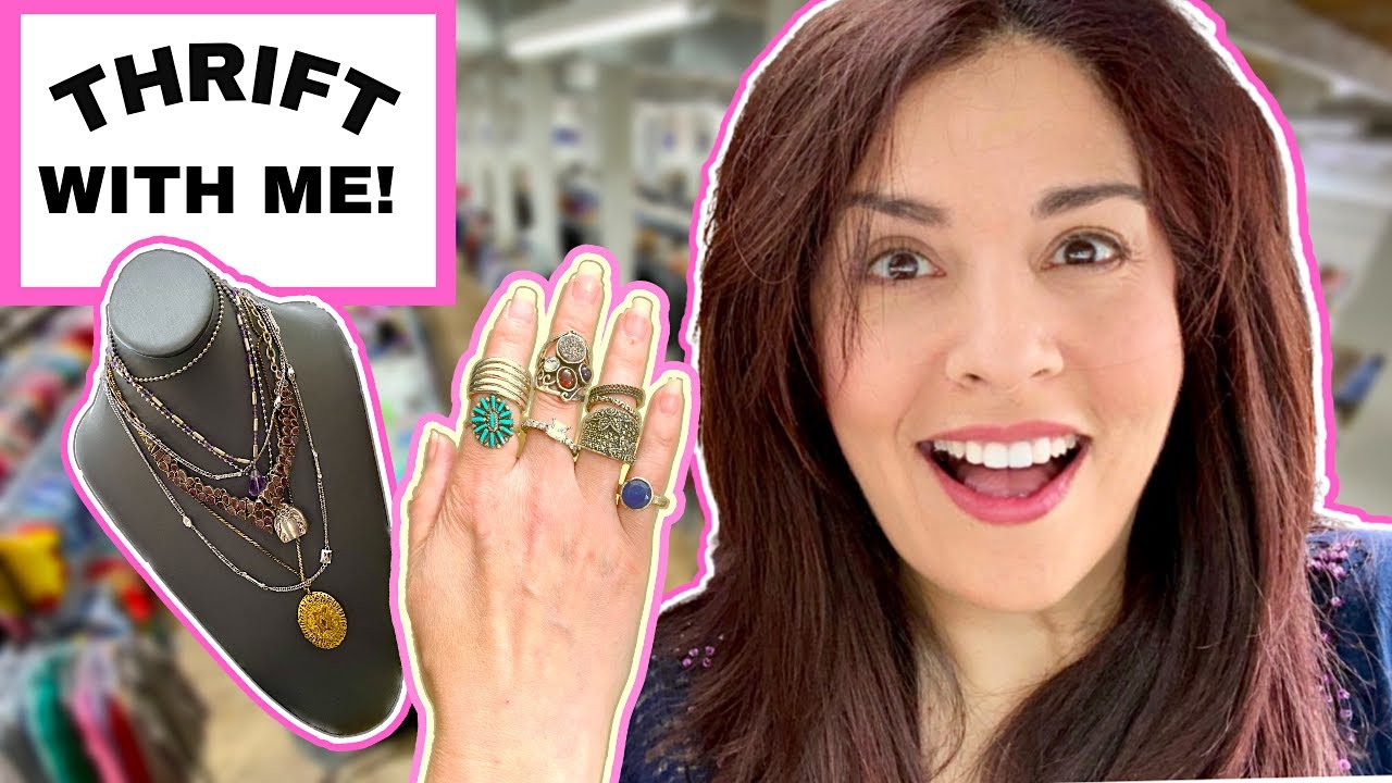 Thrift With Me! 40 pieces in one day? Over $800 On Vintage Jewelry!