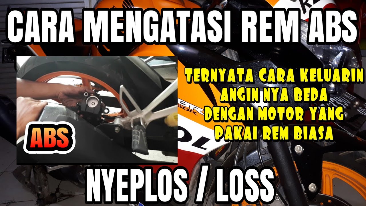 Mengatasi rem ABS nyeplos/loss