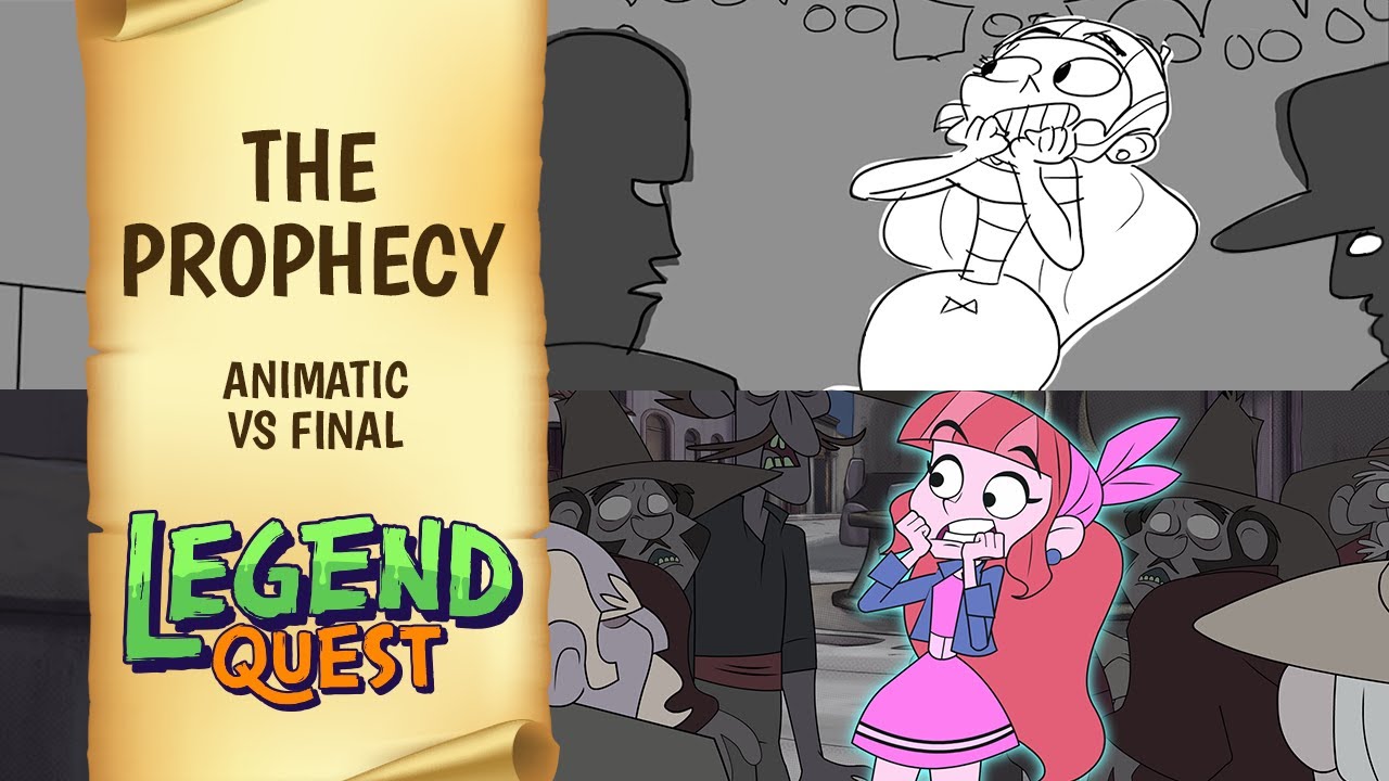 Animatic vs Final - The Prophecy | Legend Quest NOW STREAMING ON NETFLIX