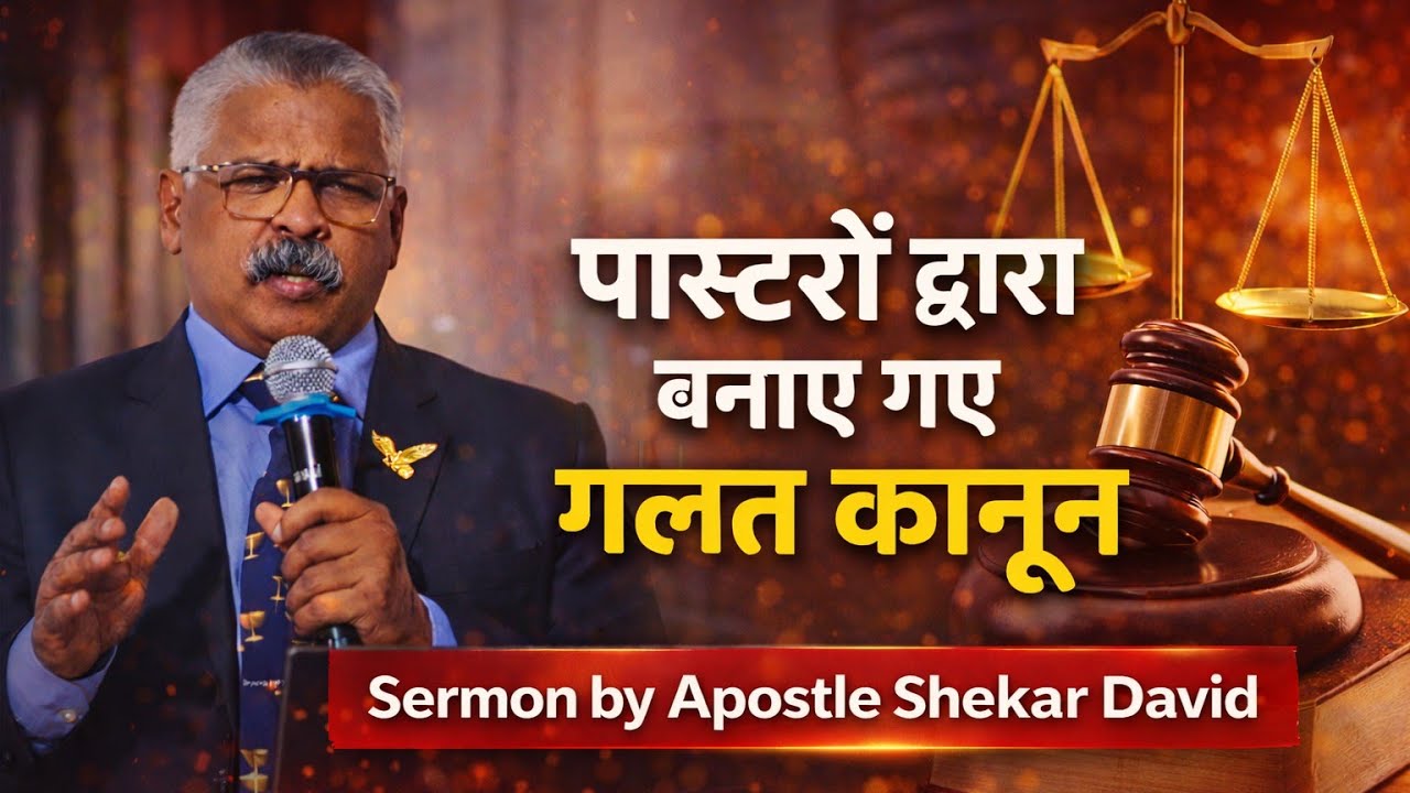 पास्टरों द्वारा बनाए गए गलत कानून || Apostle Shekar David short video || Quotes 