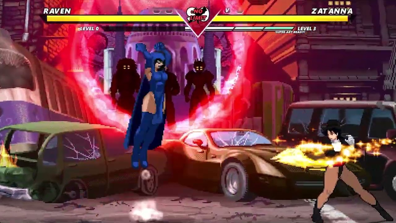 RAVEN VS ZATANNA | INSANELY EPIC MUGEN BATTLE