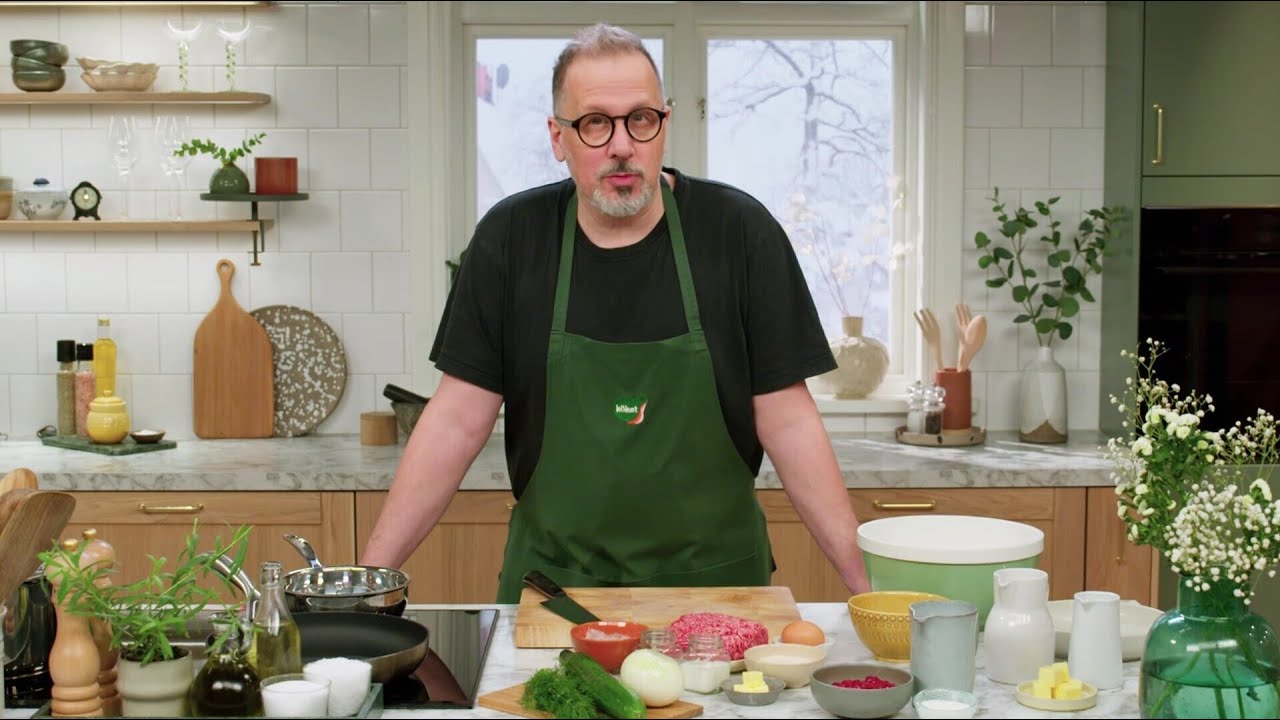 Stefans bästa köttbullar med klassiska tillbehör - Köket