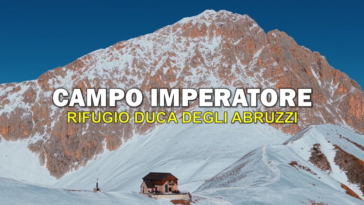 INVERNO a CAMPO IMPERATORE | Trekking sulla NEVE al RIFUGIO DUCA DEGLI ABRUZZI [4K]