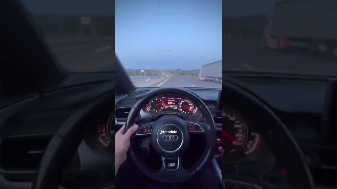 305 Kilometre Hız İle Giden Audi TopSpeed Hız Testi #topspeed #speed #Hız #Hızlanma #audi #audihız