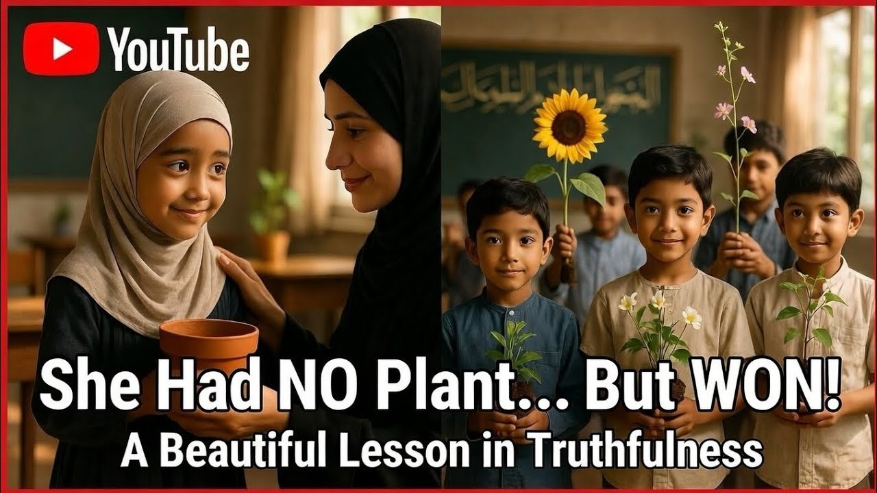 She Had NO Plant… But WON! 🌱 | اس کے    پاس پودا تھا ہی نہیں… پھر بھی جیت گئی!  #IslamicStories
