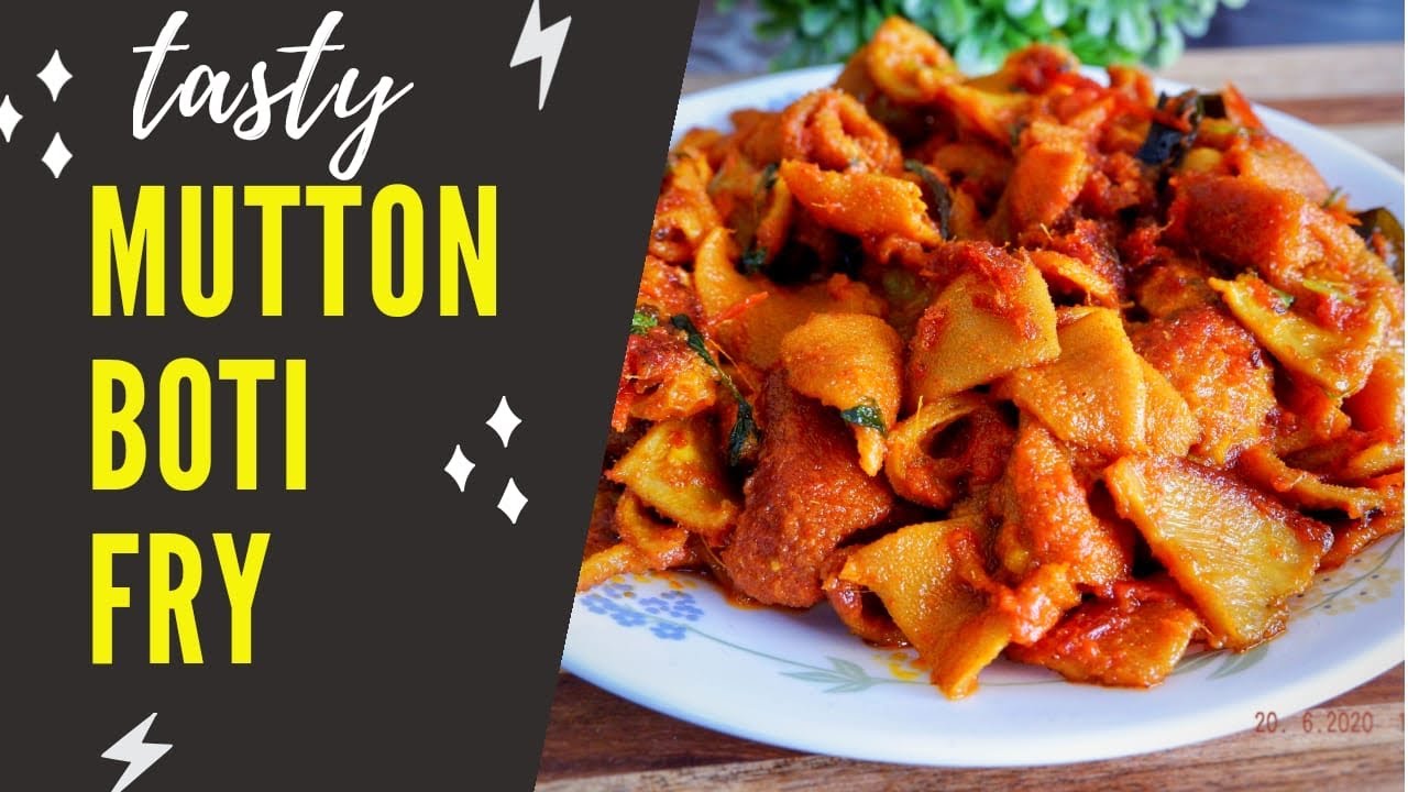 HOW TO MAKE MUTTON BOTI FRY  | VILLAGE  BOTI FRY  | HOW TO MAKE MUTTON INTESTINE BOTI FRY !