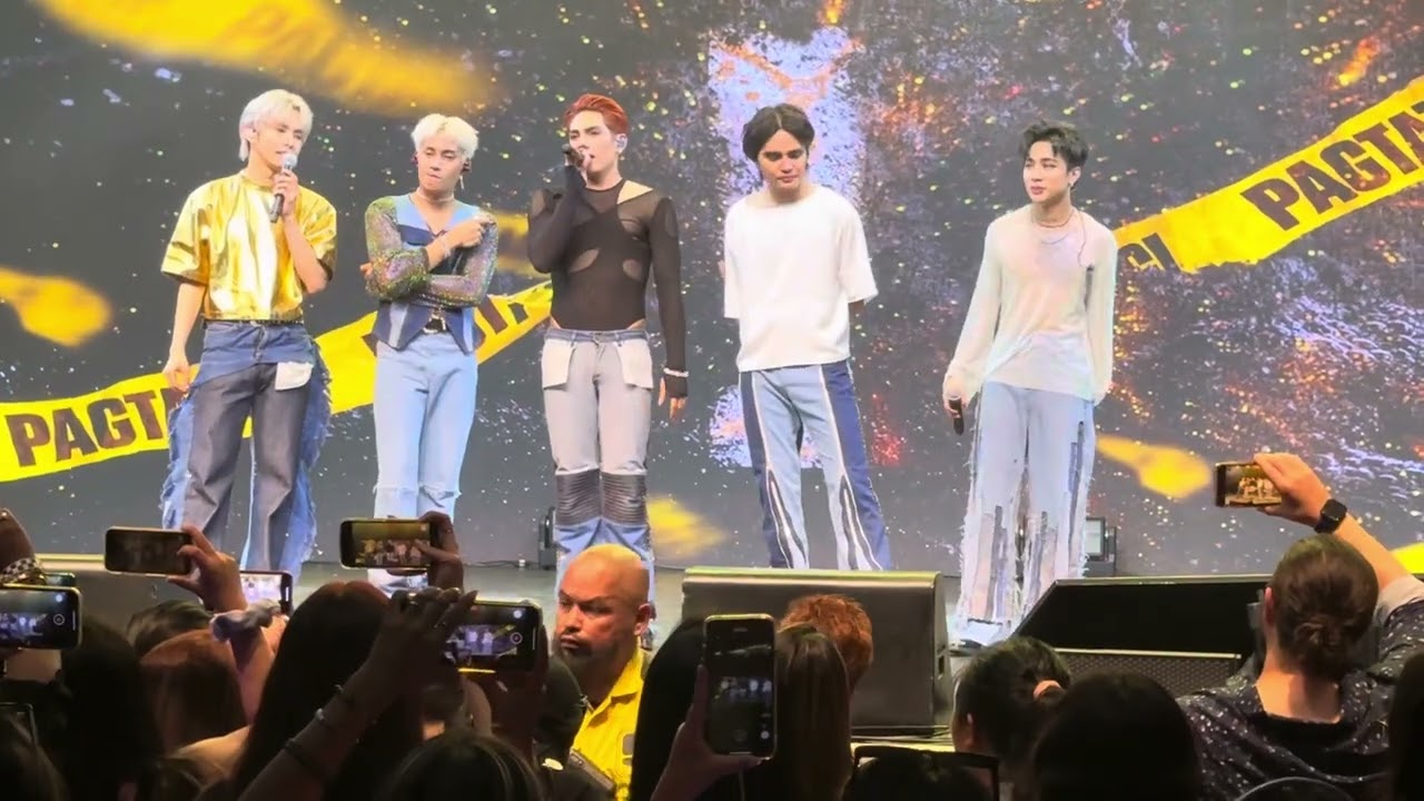 SB19 PAGTATAG World Tour Los Angeles (Anaheim) -  Golden Hour Accapella and thanking A'TIN!