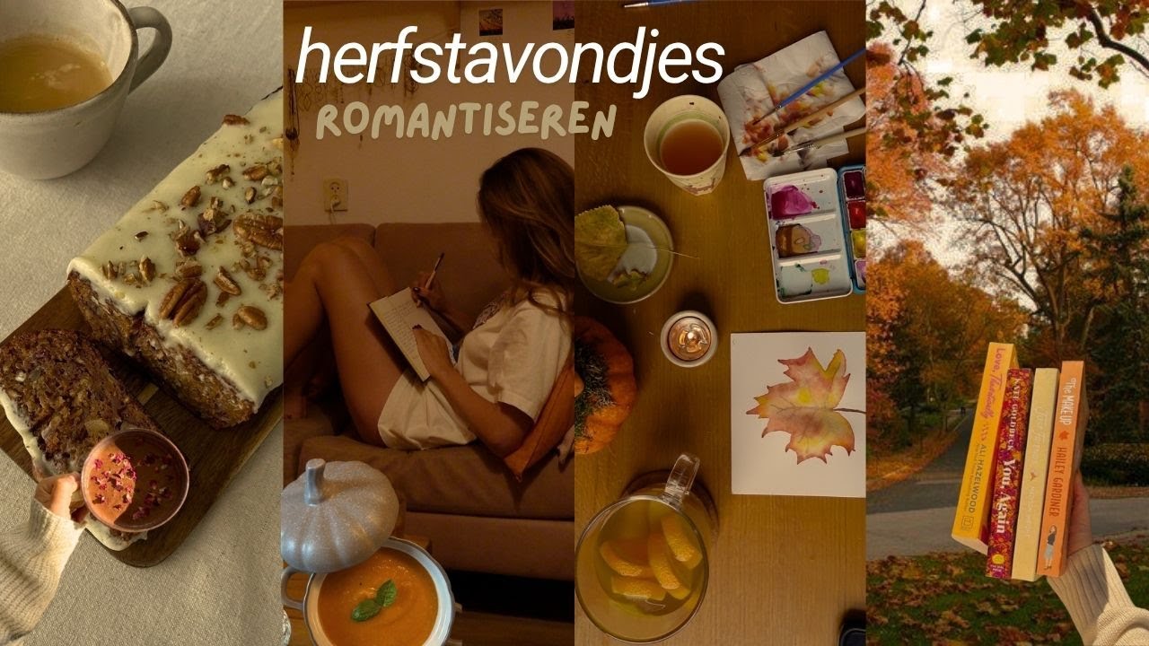 cozy herfstdagen in september 🍂🕯️ *bakken, journallen, biab nagels, schilderen, decoreren*