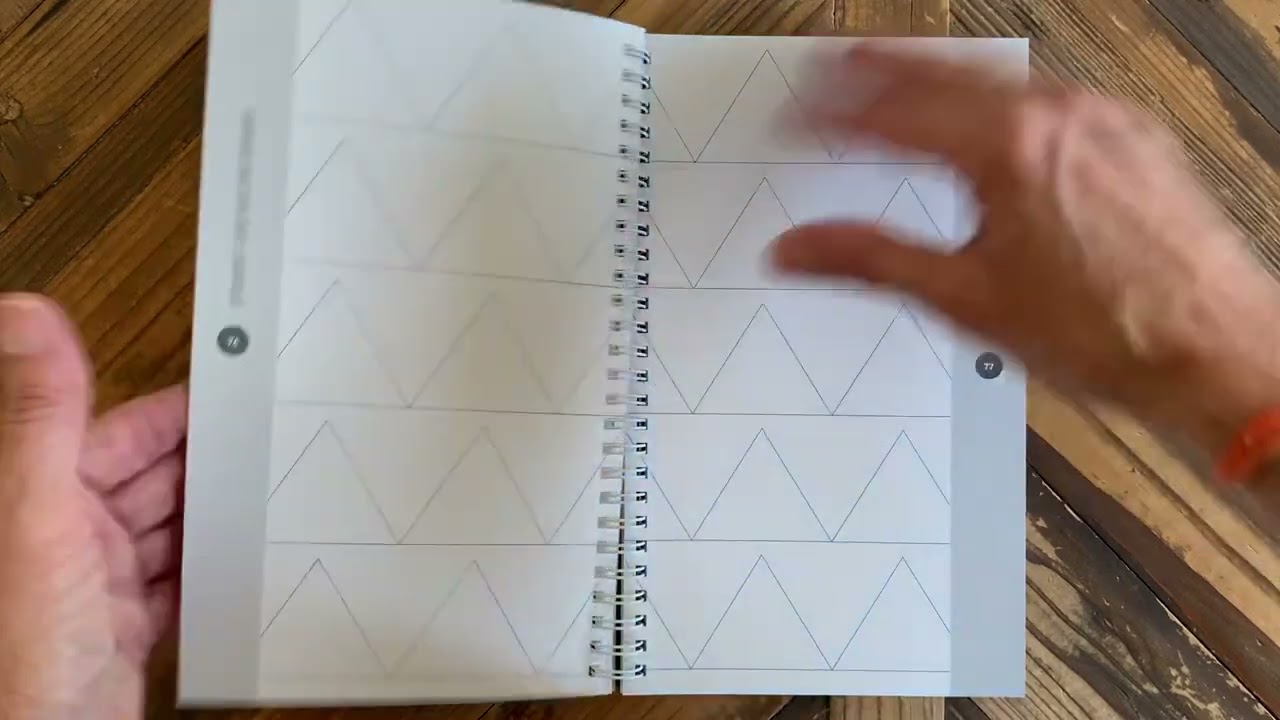 Straight Line Quilting Designs flip through.