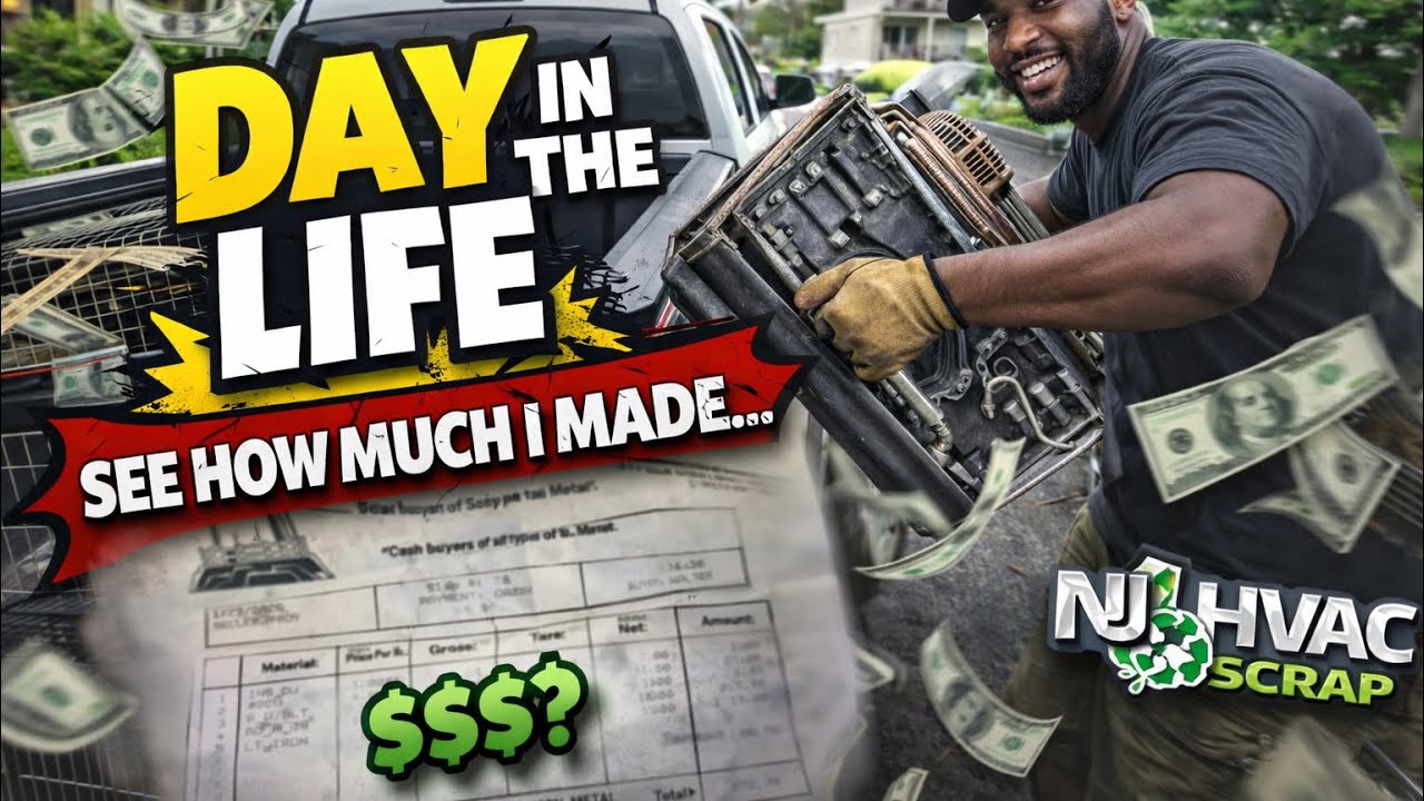 I Picked Up HVAC Scrap for 1 Hour — Here’s What It Paid