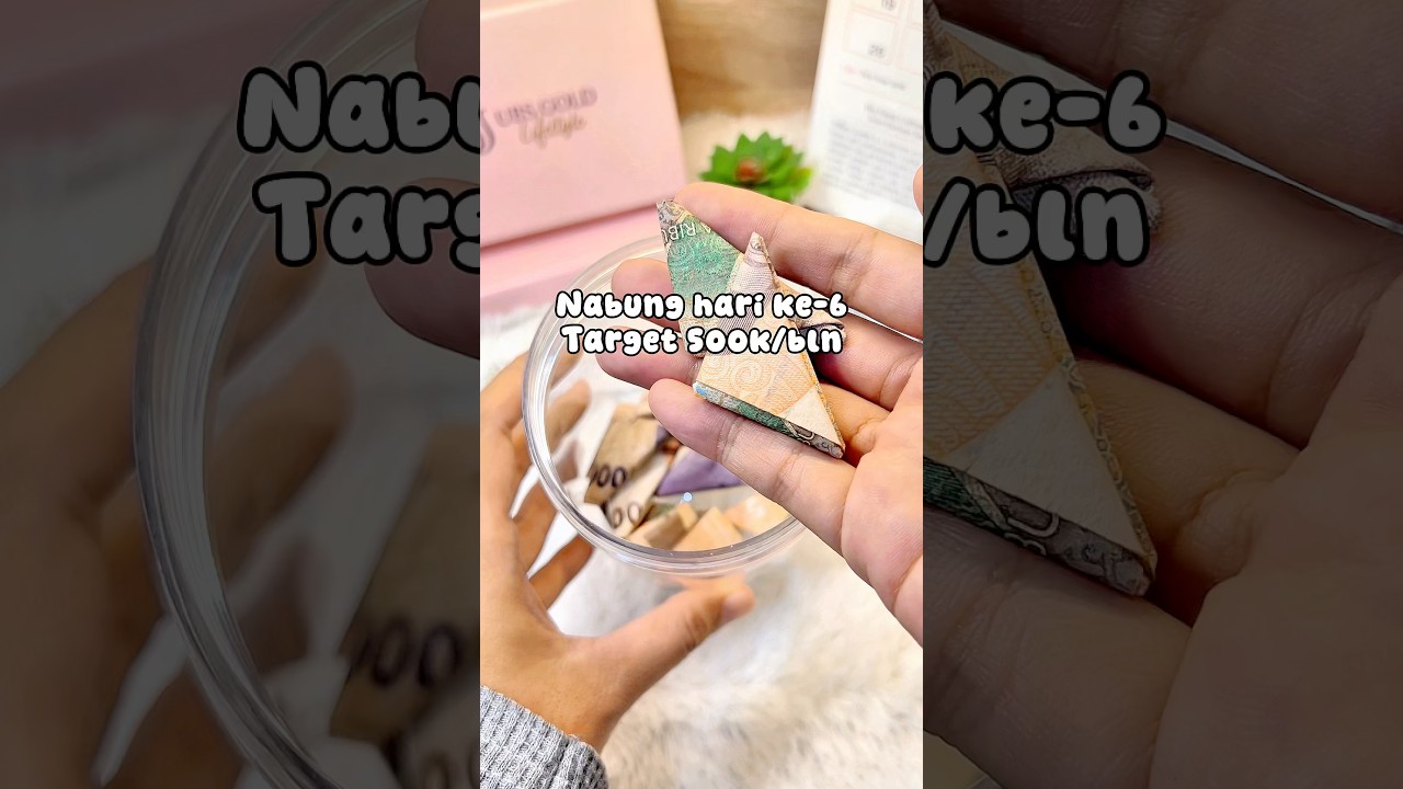 Nabung harian 10.000 lagi. Hari ke 6