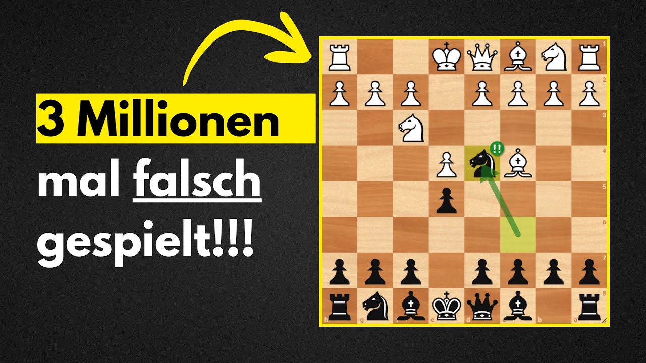 Das ist die BESTE Eröffnungsfalle im Schach!