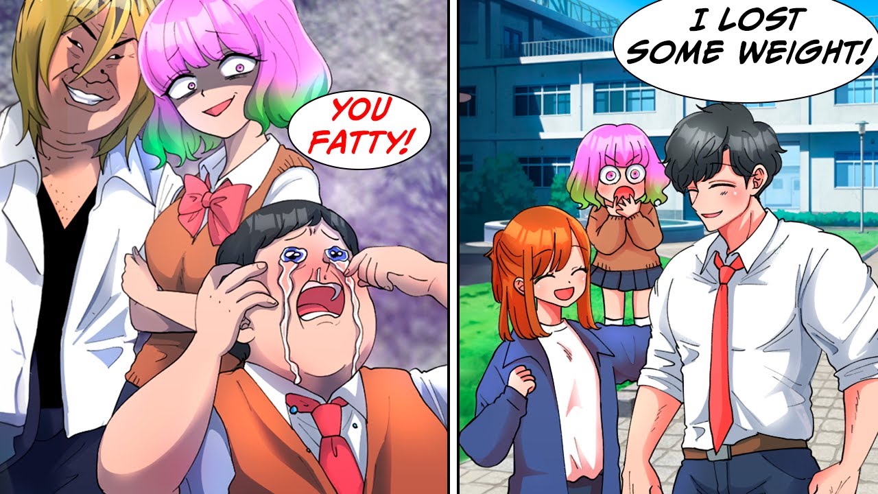She rejected me for being fat, but I got motivated and lost a lot of weight [Manga Dub]