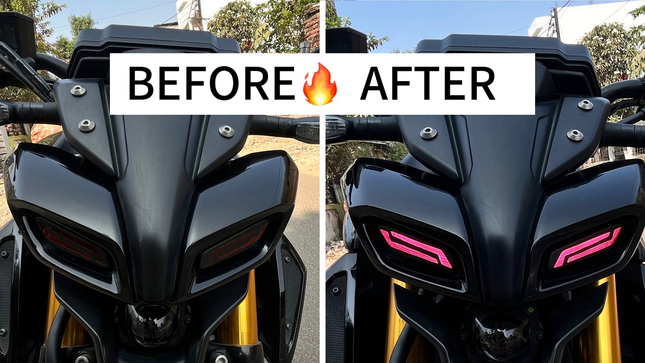 Ultimate Yamaha MT 15 Bike Eyes modification You Need to See🔥