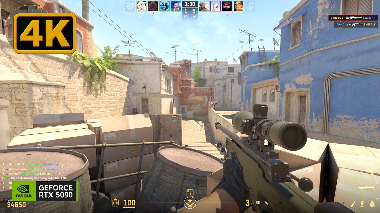 Counter-Strike 2 Gameplay 4K (No Commentary) | LONGPLAY