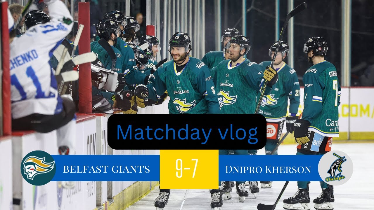 Belfast Giants All Stars Vs Dnipro Kherson | Charity Match | Matchday Vlog