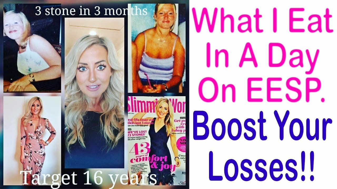 WHAT I EAT IN A DAY ON A SLIMMING WORLD EESP DAY! 5lb losses!