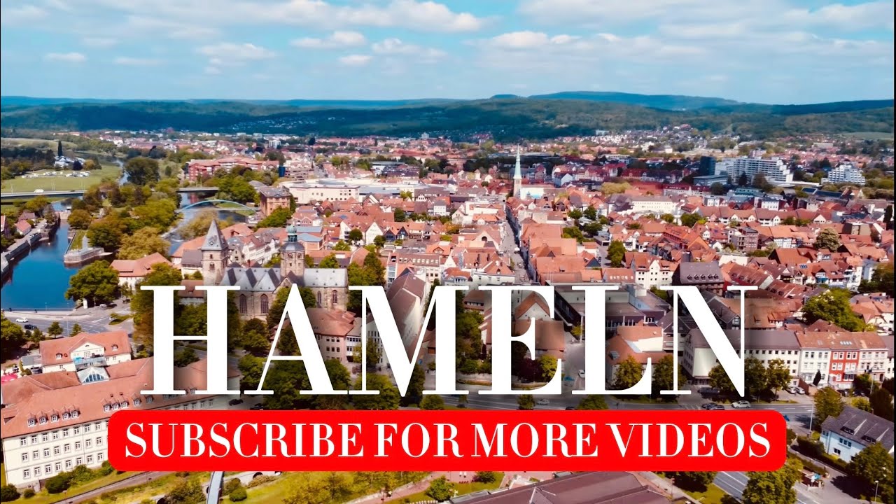 Hameln Germany, Free Walking Tour 4K