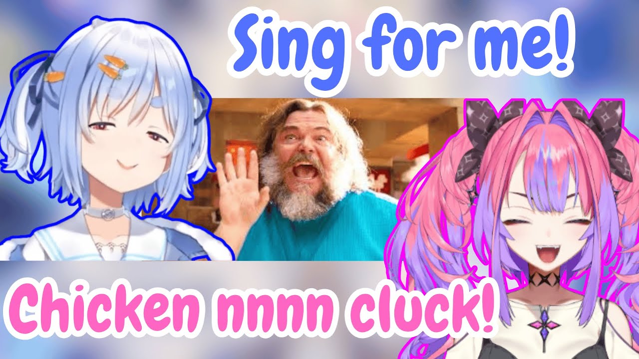 Pekora Pranks Vivi & Makes Her Sing the Lava Chicken Song (Kansai ver.)