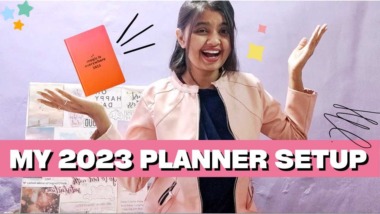 My 2023 planner setup + vision board ft. The art loom planner 2023 | setting up indian planner 2023