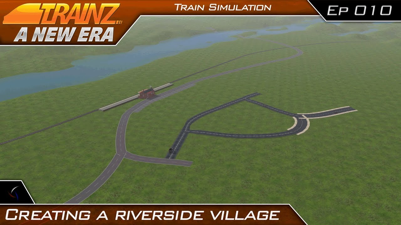 Creating a Riverside Village | Route Building | Trainz: A New Era | #10