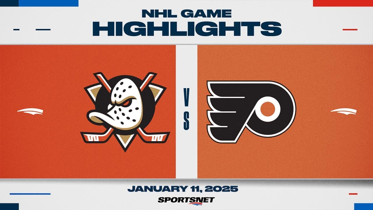 NHL Highlights | Ducks vs. Flyers - January 11, 2025
