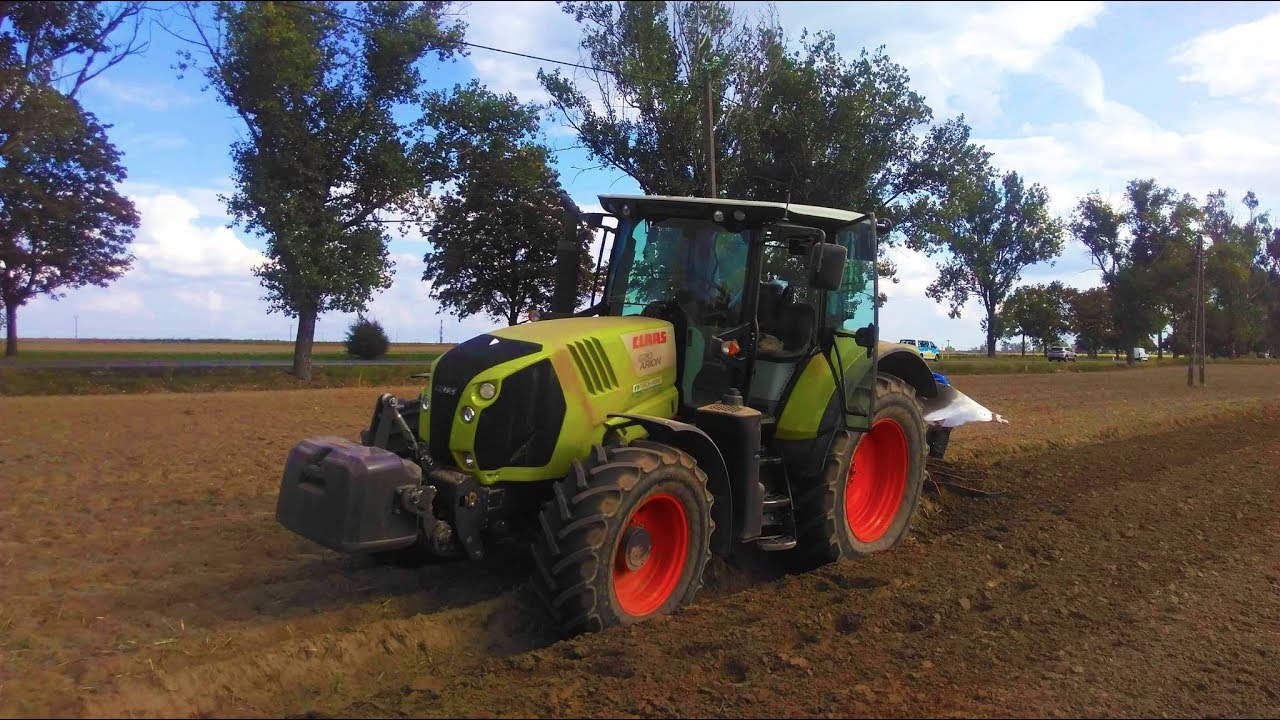 Orka Zimowa 2K19  w suszę na Kujawach   Claas Arion 620 Kuhn Vari-Master 123 OPIS