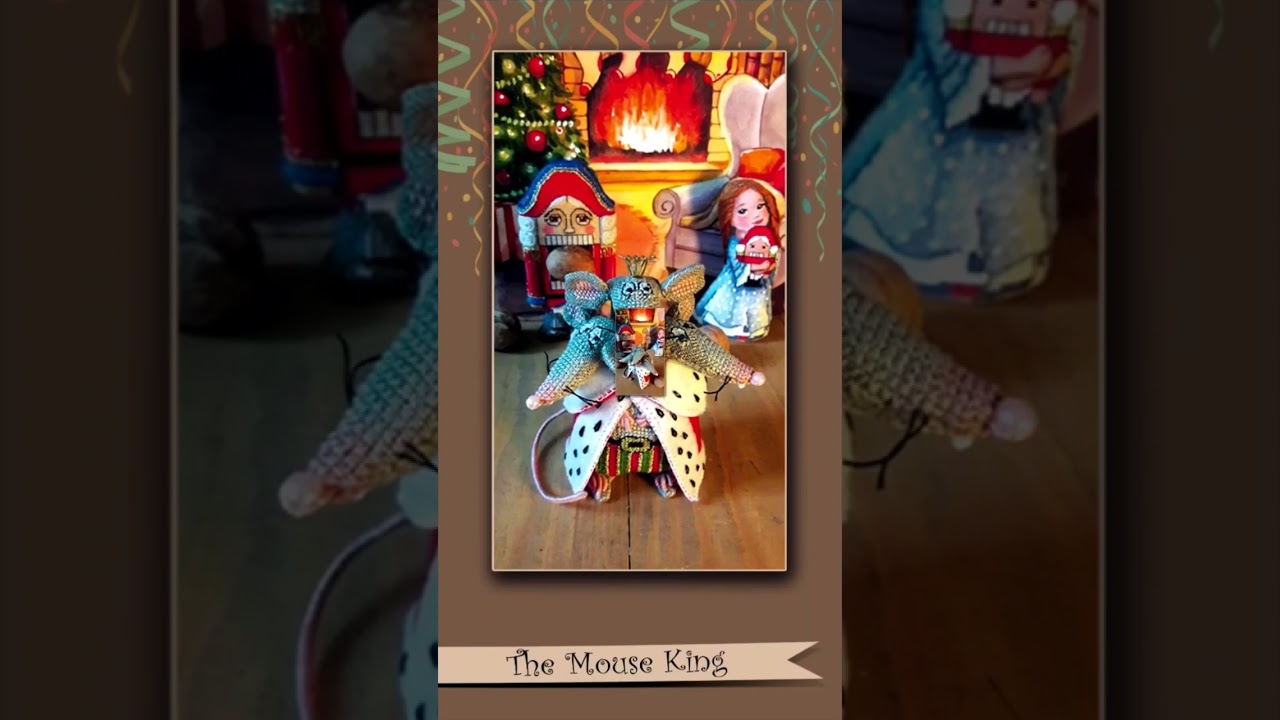 3D Cross Stitch Toy - The Mouse King. 