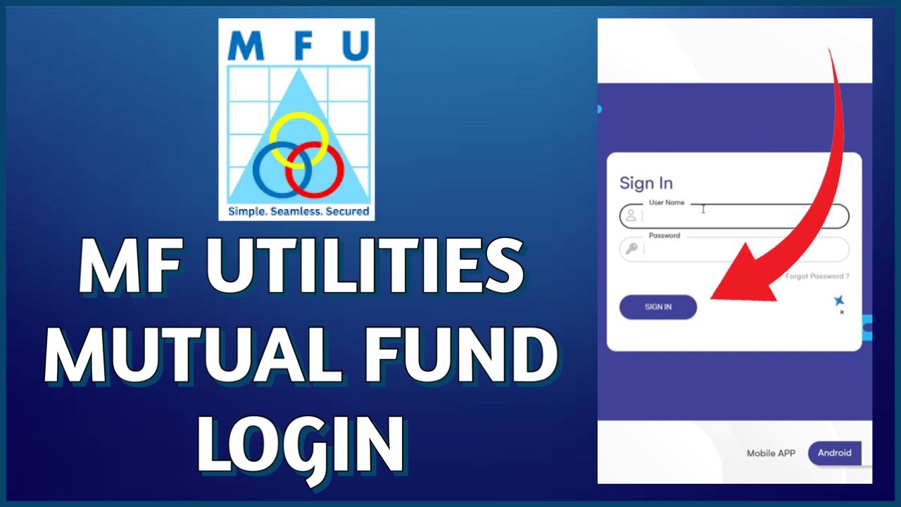 How to Login MF Mutual Fund Account 2024? MF Utilities Mutual Fund Sign In