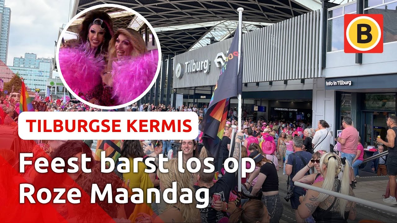 De hoogtepunten van de Pride Walk op Roze Maandag | Omroep Brabant