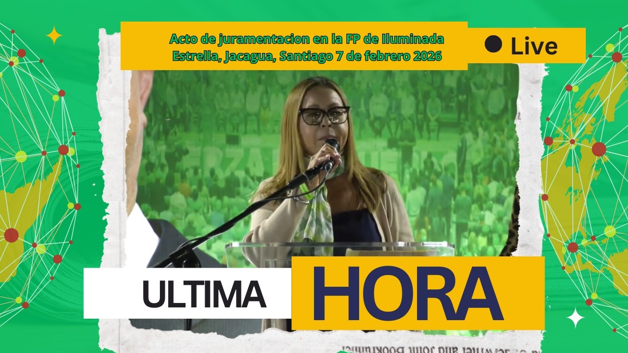 Acto de juramentacion en la FP de Iluminada Estrella, Jacagua, Santiago  7 de febrero 2026