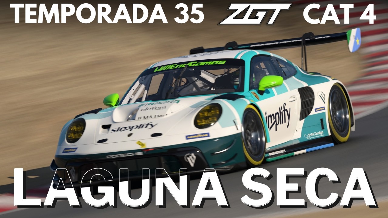 Laguna Seca – Etapa 3 | 35º Mundial Liga ZGT | Gran Turismo 7