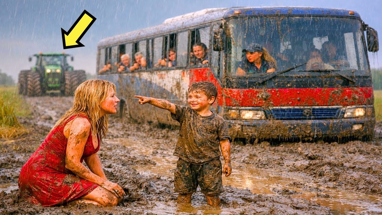 NIÑO LE DICE A LA DUEÑA DEL TOUR EN EL CAMINO LODOSO… MI PAPÁ TIENE TRACTOR 4X4 Y SACA EL CAMIÓN