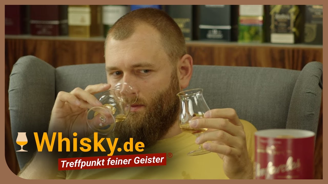 Vergleich: Korkender Whisky vs. Nicht-korkender Whisky.