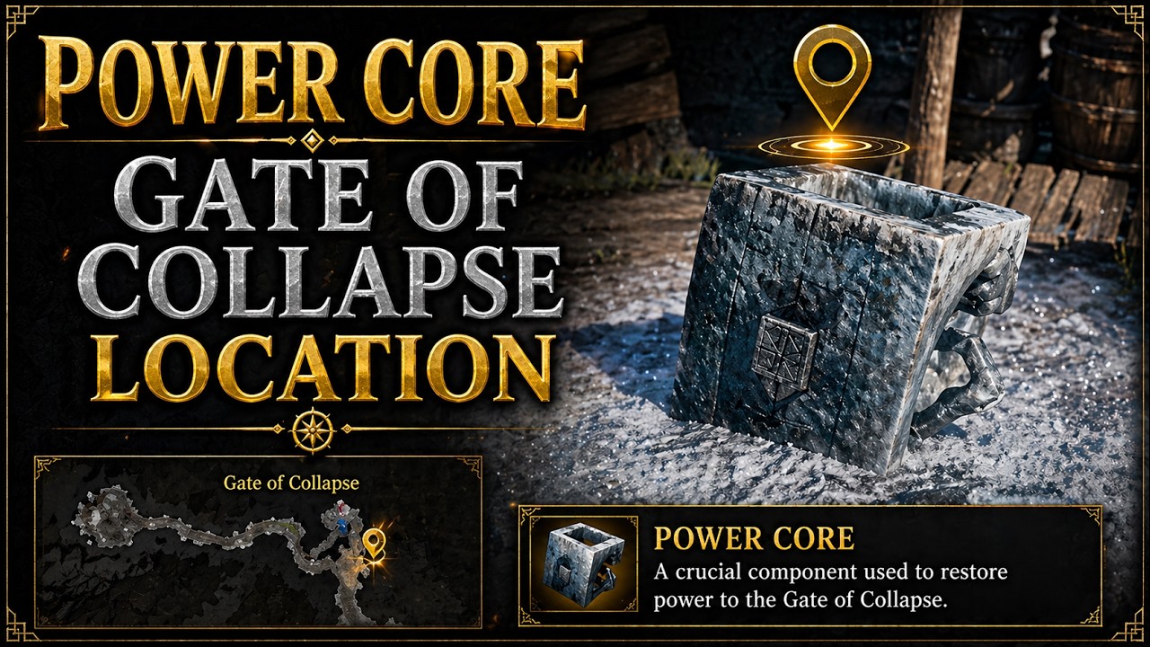 Crimson Desert Power Core Gate of Collapse Location