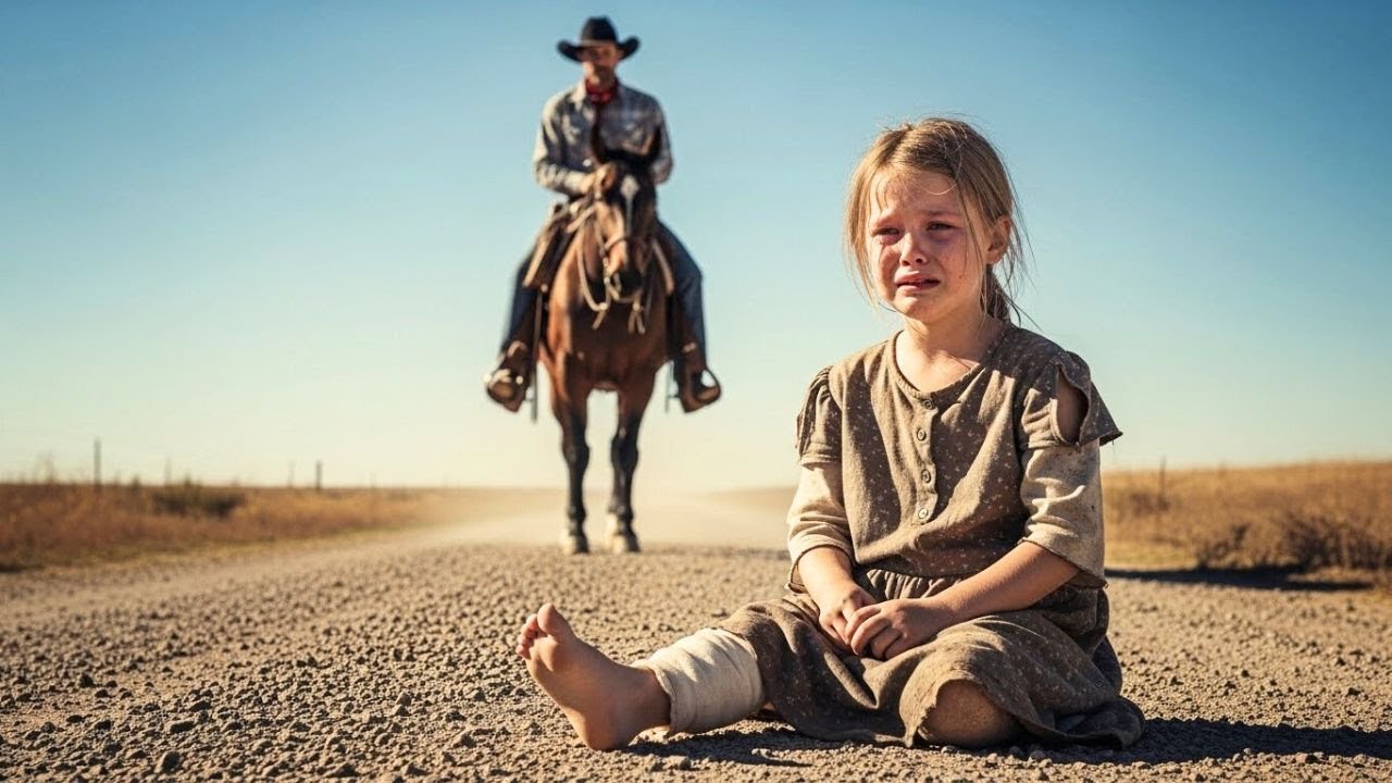 A Disabled Girl Cried Alone On A Texas Road —Until  A Cowboy Stopped And Everything Changed