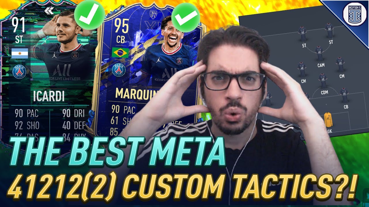 THESE 41212(2) CUSTOM TACTICS ARE INSANE FOR FIFA 22 ULTIMATE TEAM ELITE & FUTCHAMPS