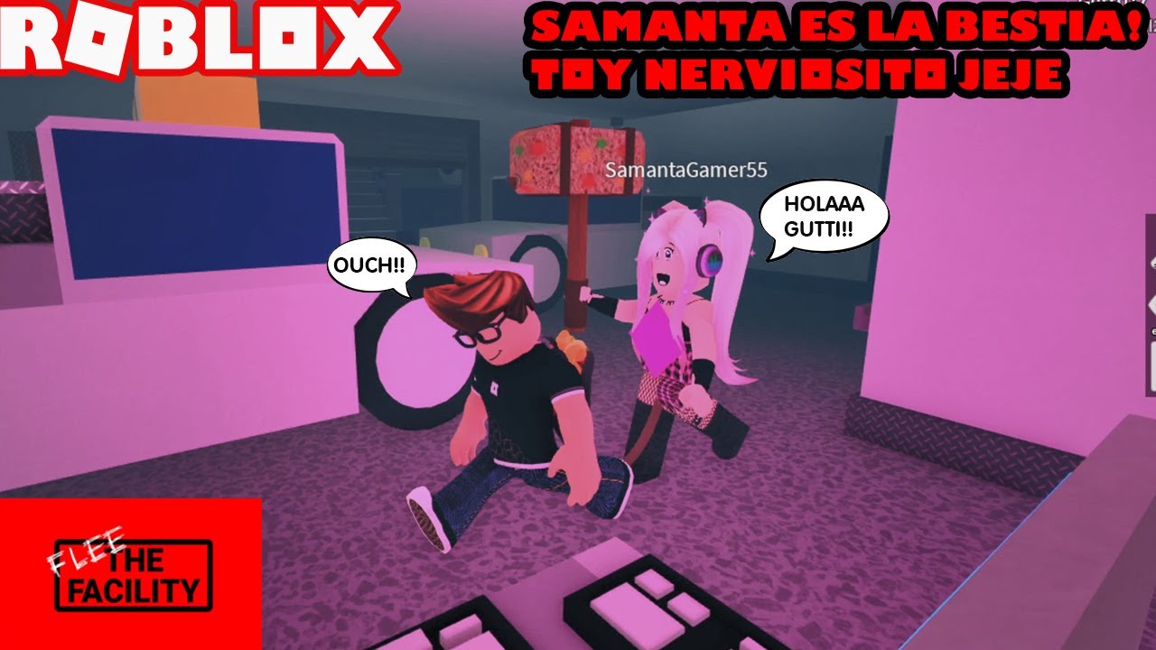 Soy La Mascota De Samanta En Flee The Facility! jaja! Partida Divertida!