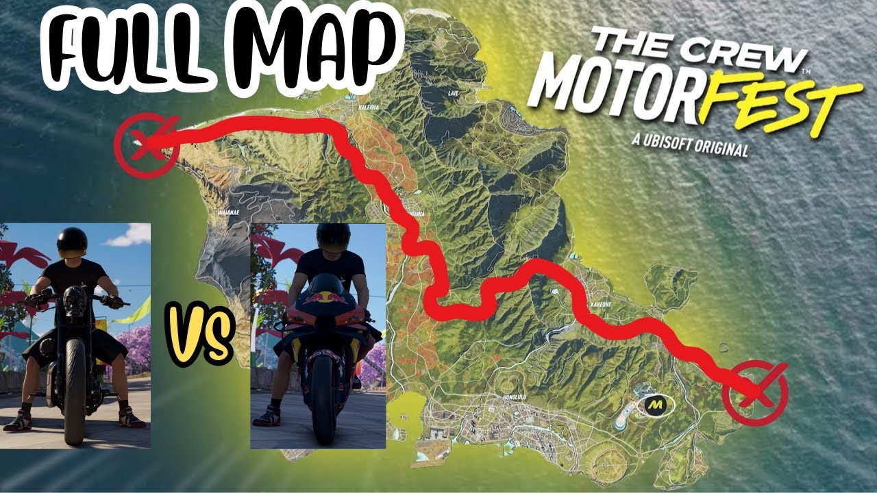 The crew motorfest map size / how big is the crew motorfest map ???