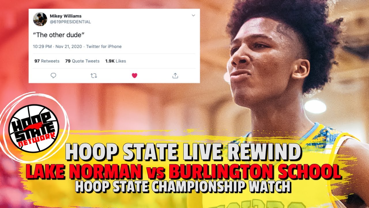 Mikey Williams 40 🆚 Jamarii Thomas 25 ➡️ LAKE NORMAN CHRISTIAN 🆚 BURLINGTON SCHOOL [Full Game] 🏀😤🤩