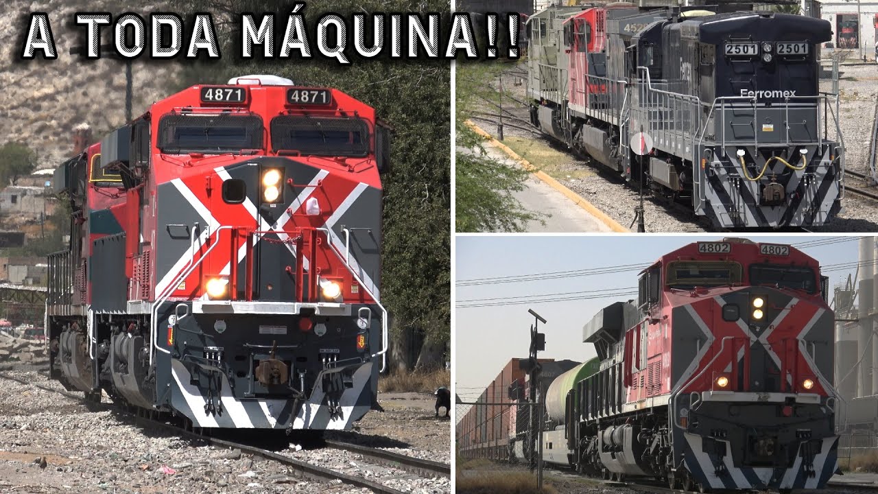 TRENES SIN PARAR! Enérgica actividad sobre rieles en Torreón.