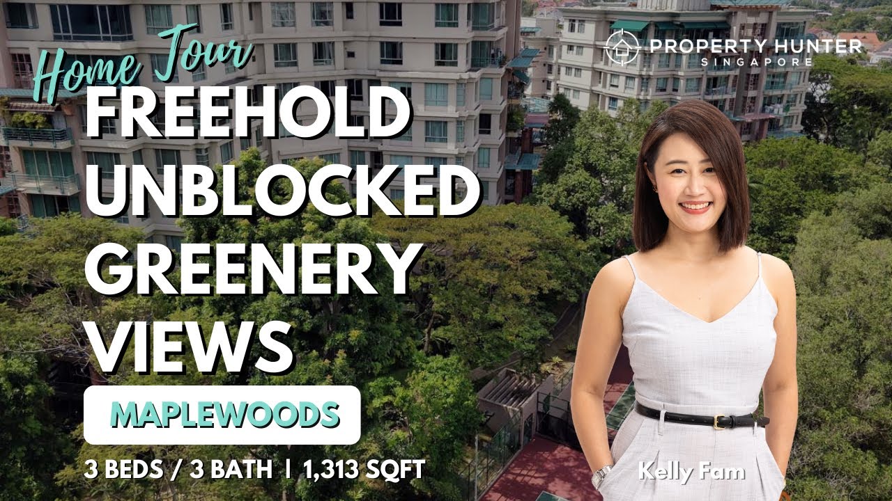 Freehold Condo In Singapore With Unblocked Greenery Views At MapleWoods - Home Tour