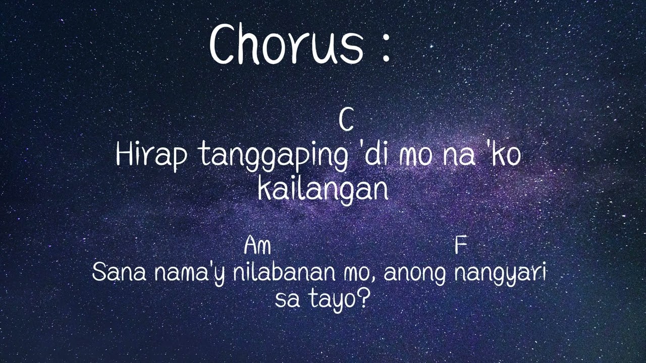 Kalimutan Ka - Skusta Clee (Chords and Lyrics)