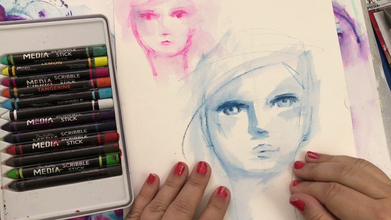 I took a class with Dina Wakley!! - Art Supply Haul & Journal Flip
