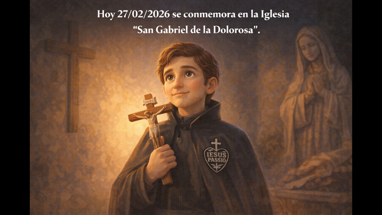 El Santo de hoy 27/02/2026 es San Gabriel, El Santo de la Sonrisa: Resumen en 5 Minutos