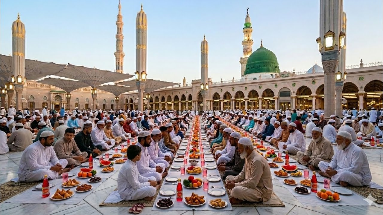 Madinah Ki Noorani Iftar | Masjid-e-Nabawi