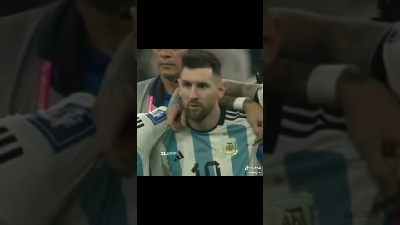 The moment MESSI Realised he won the WorldCup #messi #football #qatar2022 #zleffy