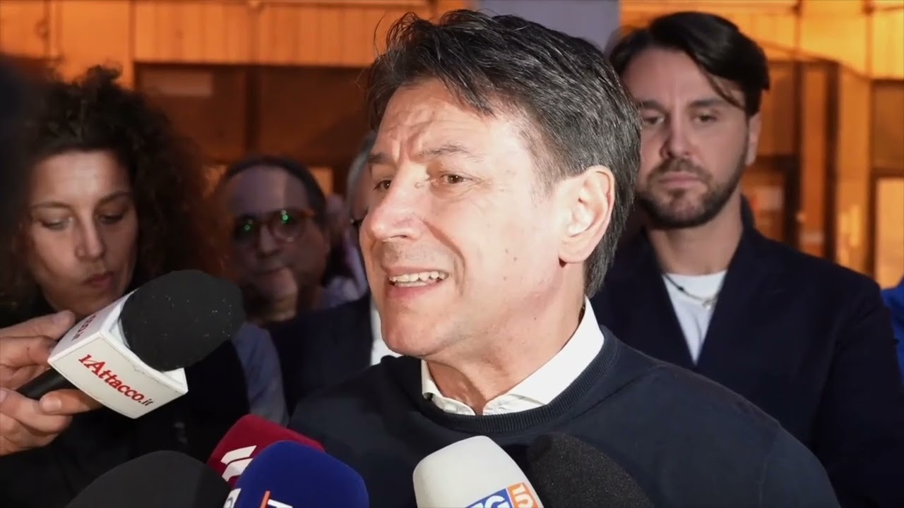 Giuseppe Conte - dichiarazioni stampa Foggia | 19/10/23