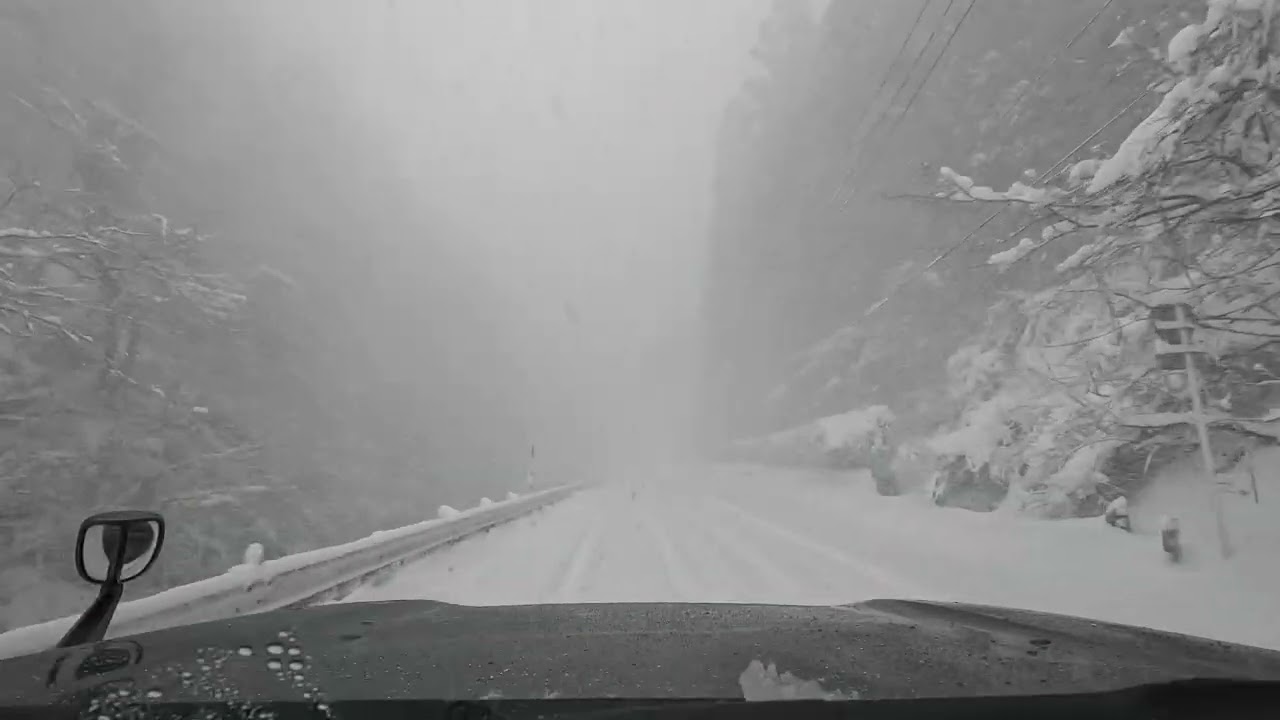 雪道ドライブ　2026年２月８日