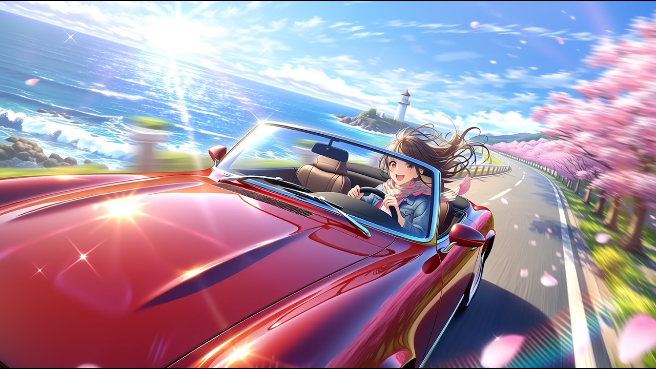 【Eurobeat Playlist】春の海岸線を駆け抜ける、爽快モダン・ユーロビート・メドレー！「COASTAL DREAM DRIVER」